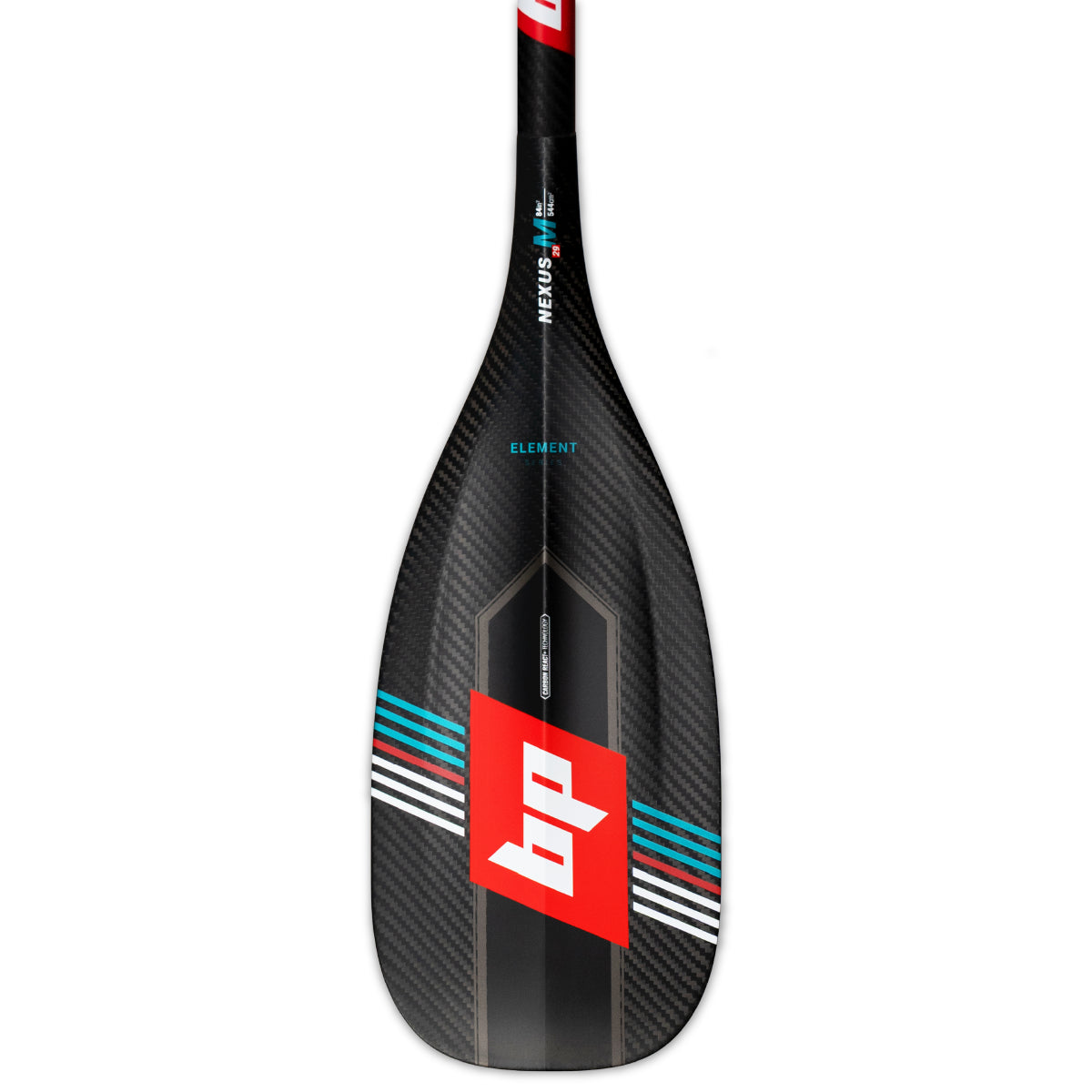 Black Project Nexus ELT adjustable SUP paddle, full view