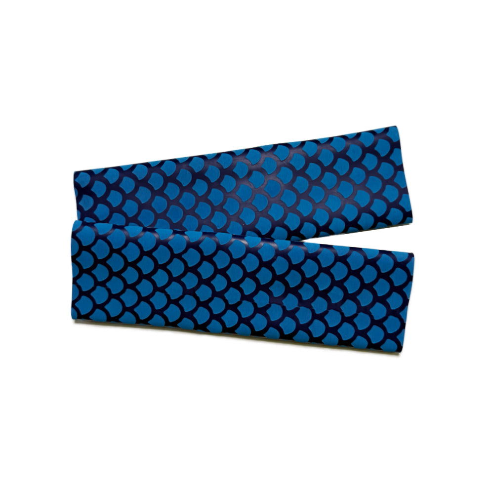 Blue Paddle Grip Kayak 40 mm Fish Scale pattern