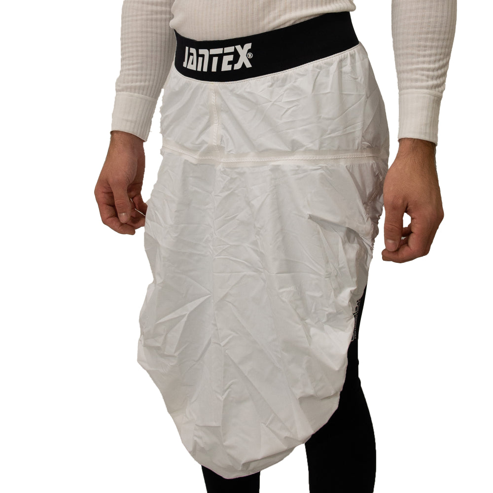 Jantex sprayskirt white with model