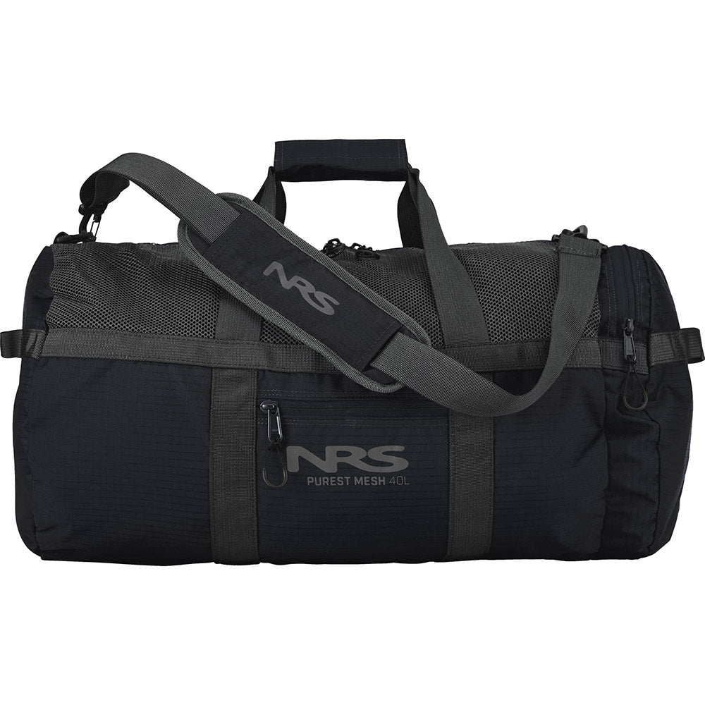 NRS Purest Mesh Duffel Bag 40L side black