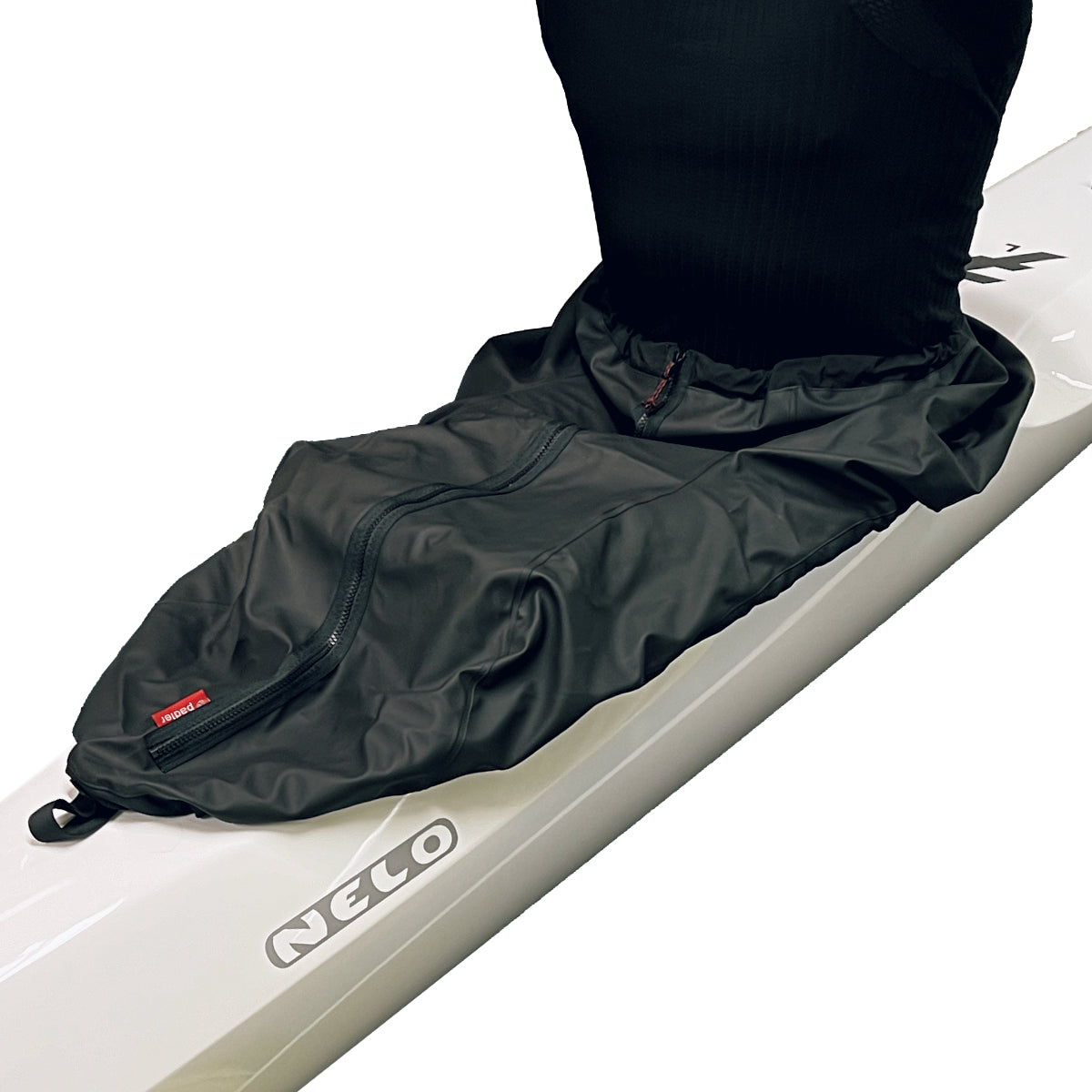 Padler Marathon Sprayskirt an Nelo K1