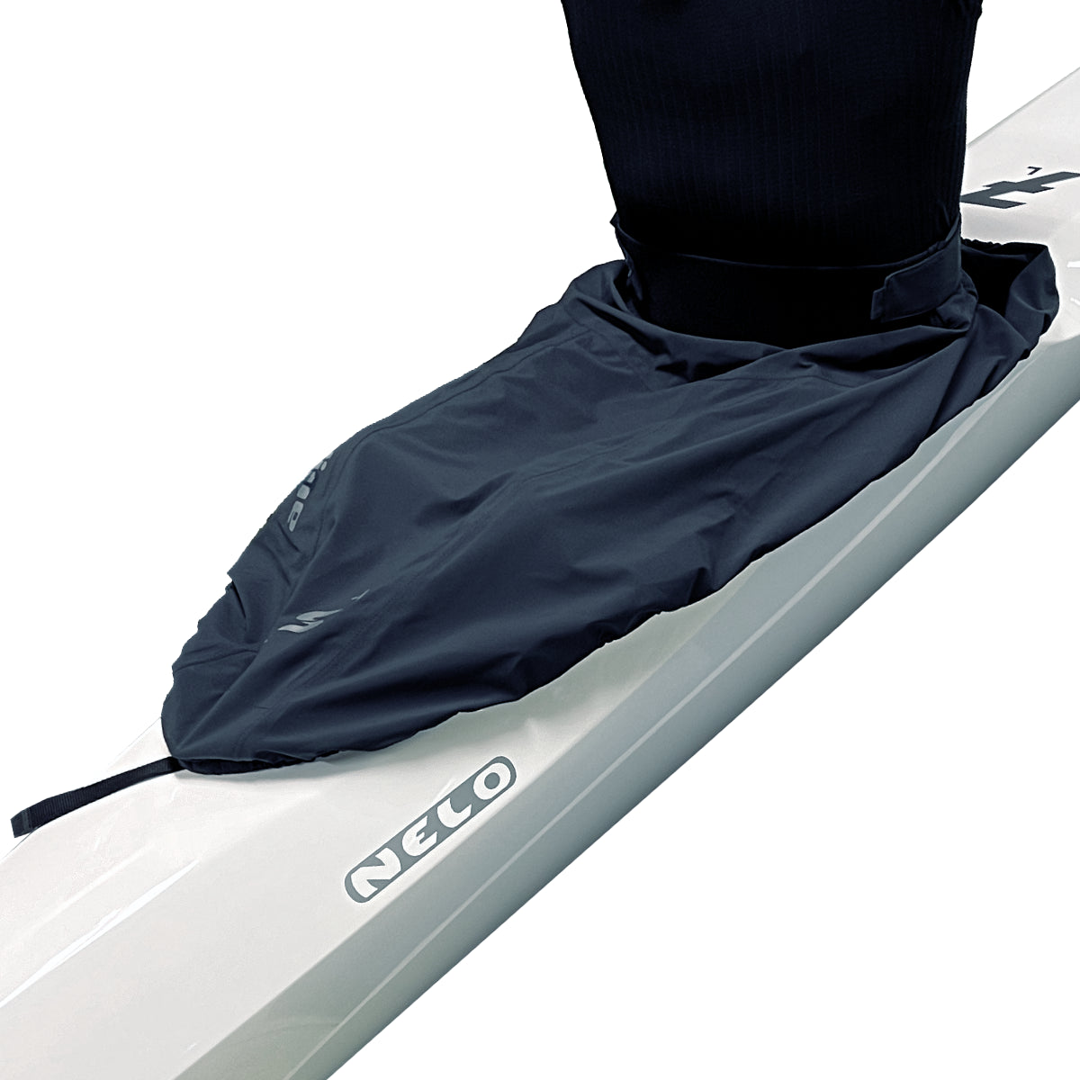 Sandiline Rennsport-Spritzdecke aus Stretch-Material schwarz, auf Rennsport-K1-Cockpit