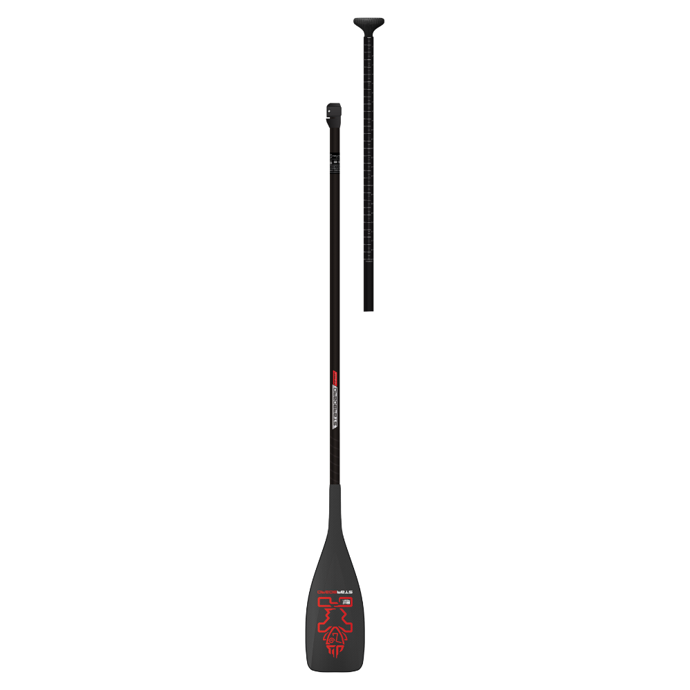 Starboard Lima Prepre Carbon adjustable SUP paddle, separated
