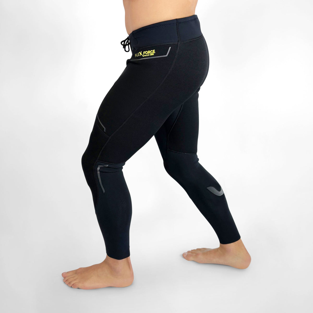 Vaikobi FlexForce 2mm Pants Black - left leg detail