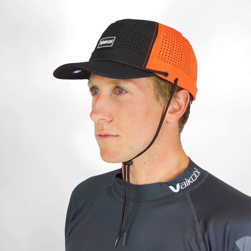 Vaikobi Bump Hat Hydro Orange - angled view
