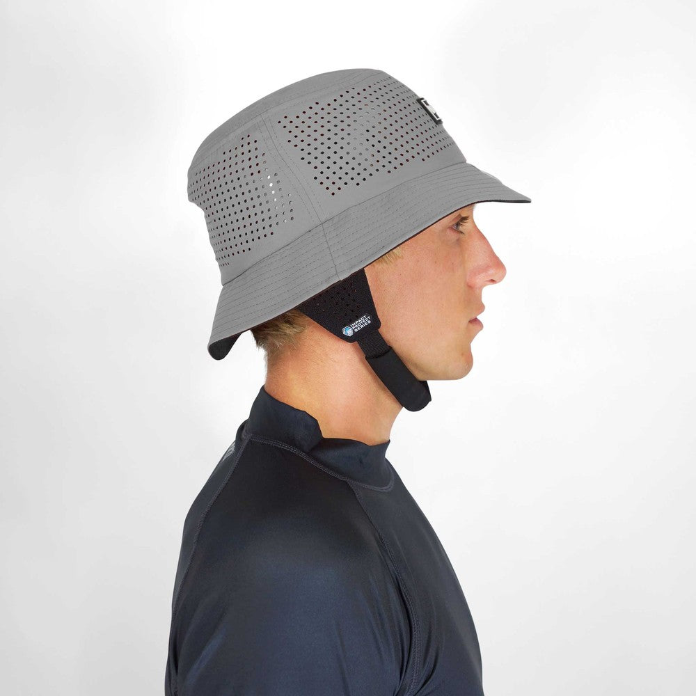 Vaikobi Bucket Bump Hat Grey - side view