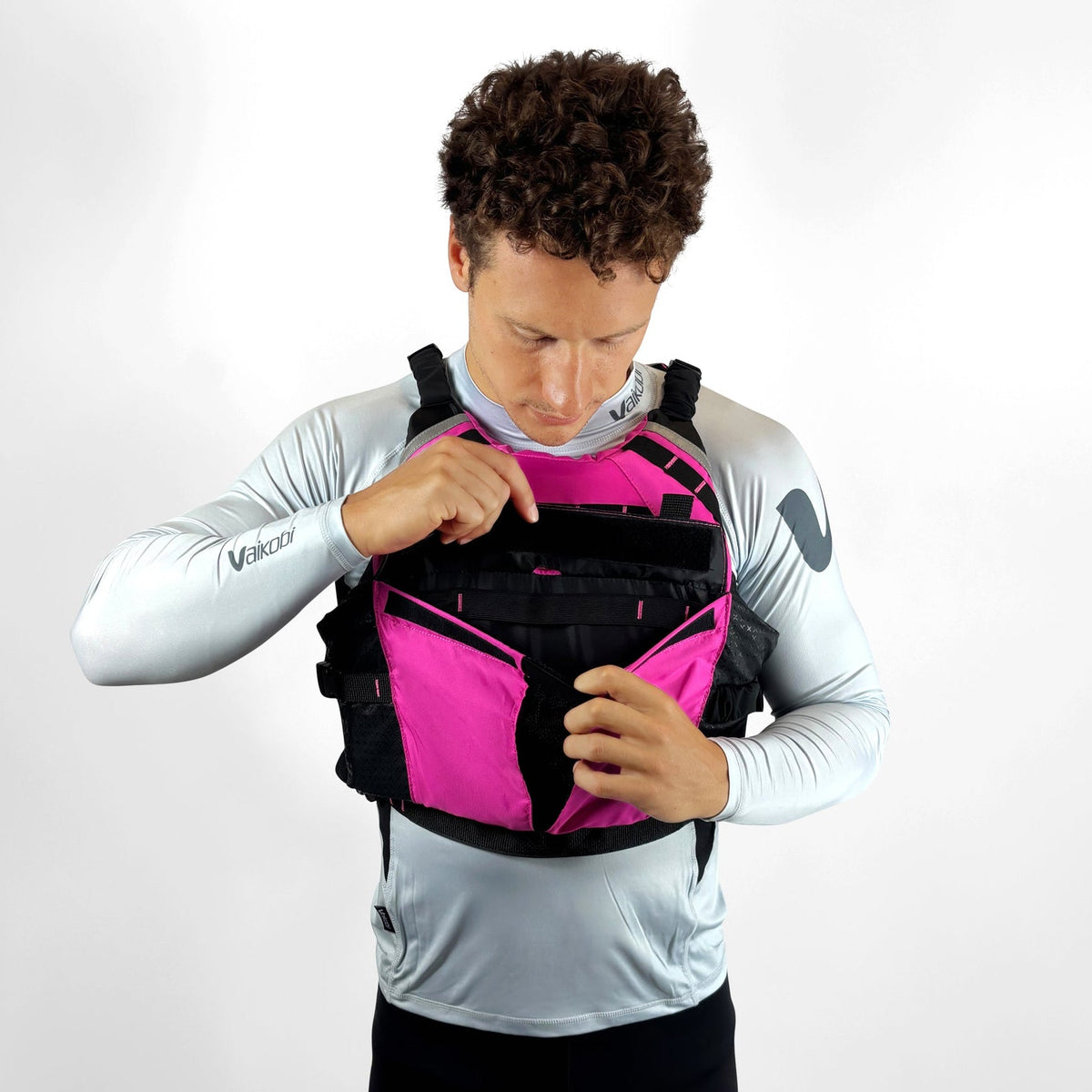 Vaikobi VXP II-Rennen Schwimmweste Rosa – Taschendetail