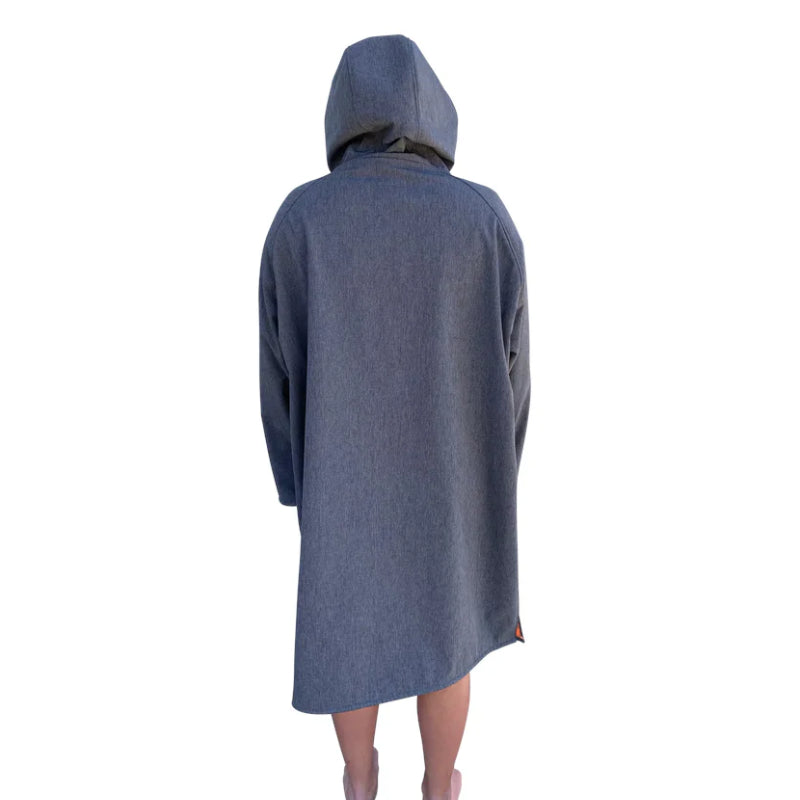 Vaikobi Beach Coat grey, male model, back view