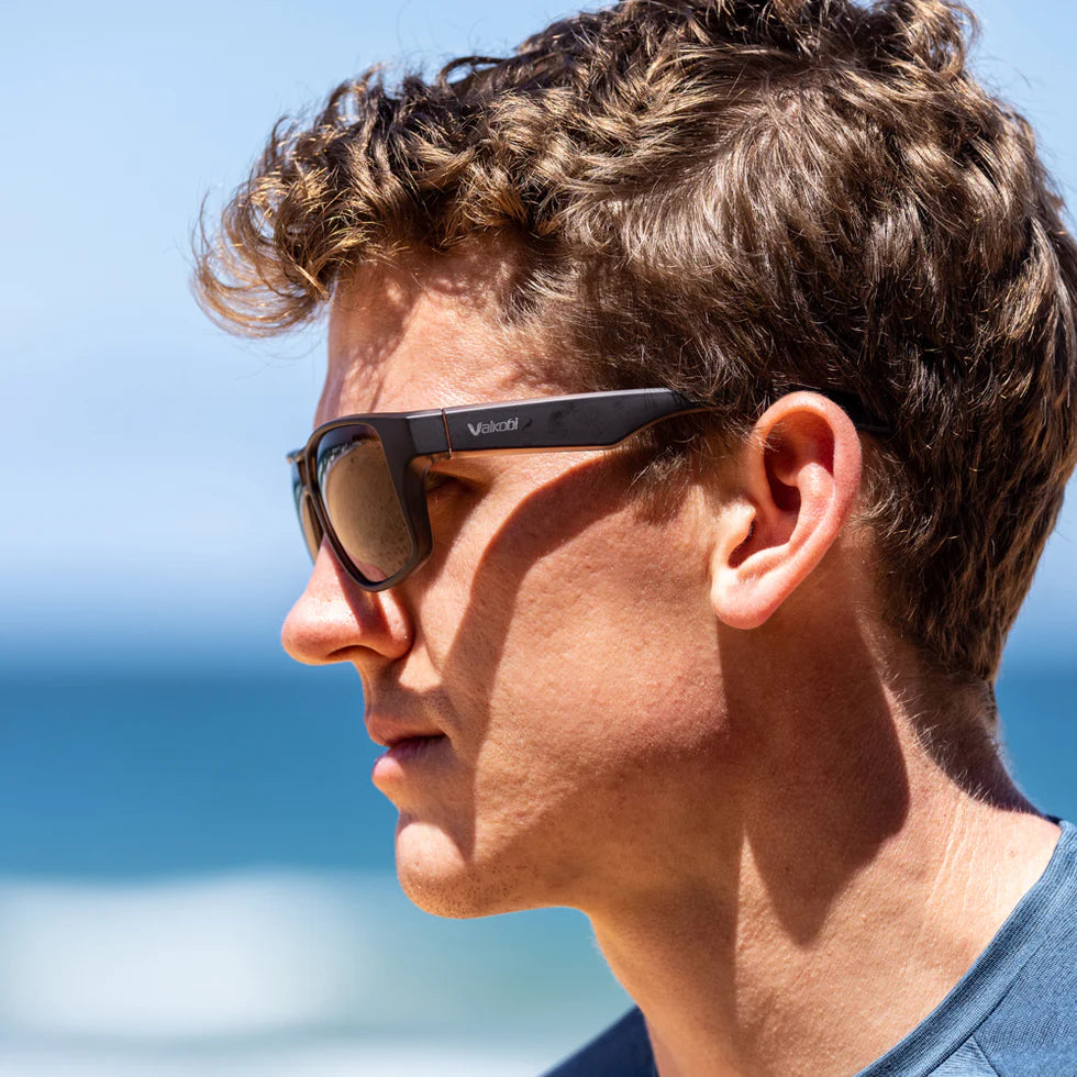 Vaikobi Molokai Sunglasses - with male model, picture from side