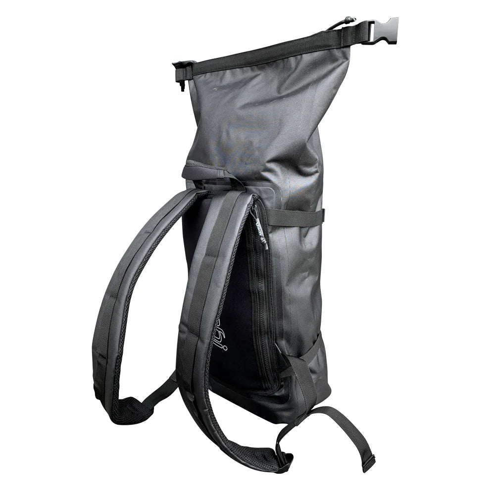 Vaikobi 30 liter dry backpack, back side open