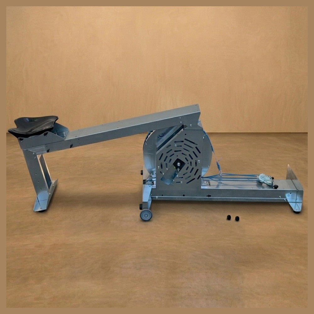 Old Danube Kayak Ergometer - rear angle with flywheel