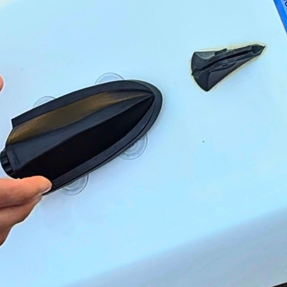 PaddlePulse Pro paddle sensor mounted on a sprint kayak deck