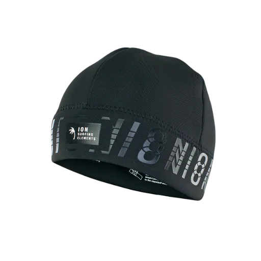 ION Neo Logo Beanie schwarz - Neoprenmütze
