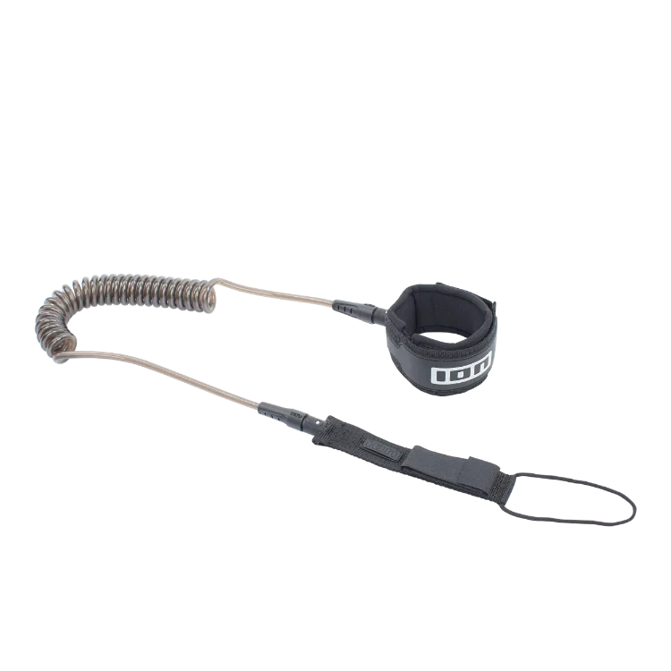 ION SUP Core Safety Leash mit Knöchelriemen in Schwarz