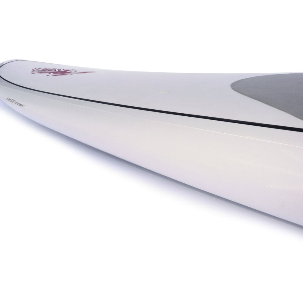 RSPro SUP Railsaver Jumbo Clear mounted on SUP board