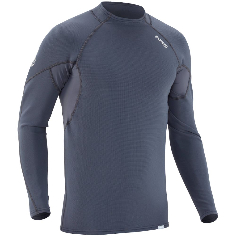 NRS HydroSkin Langarmpullover Herren dark shadow