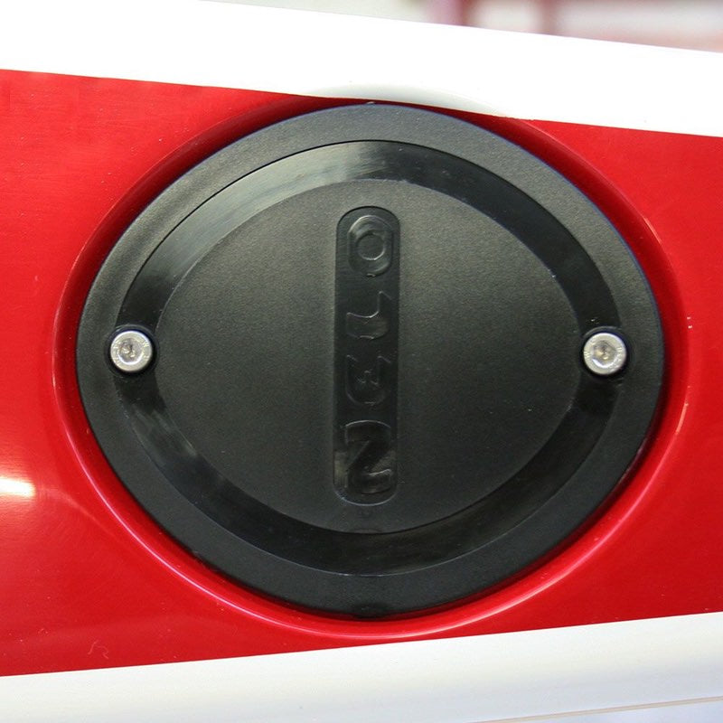 Nelo-Ruderklappe Quattro-kayak-schwarz-Dietz