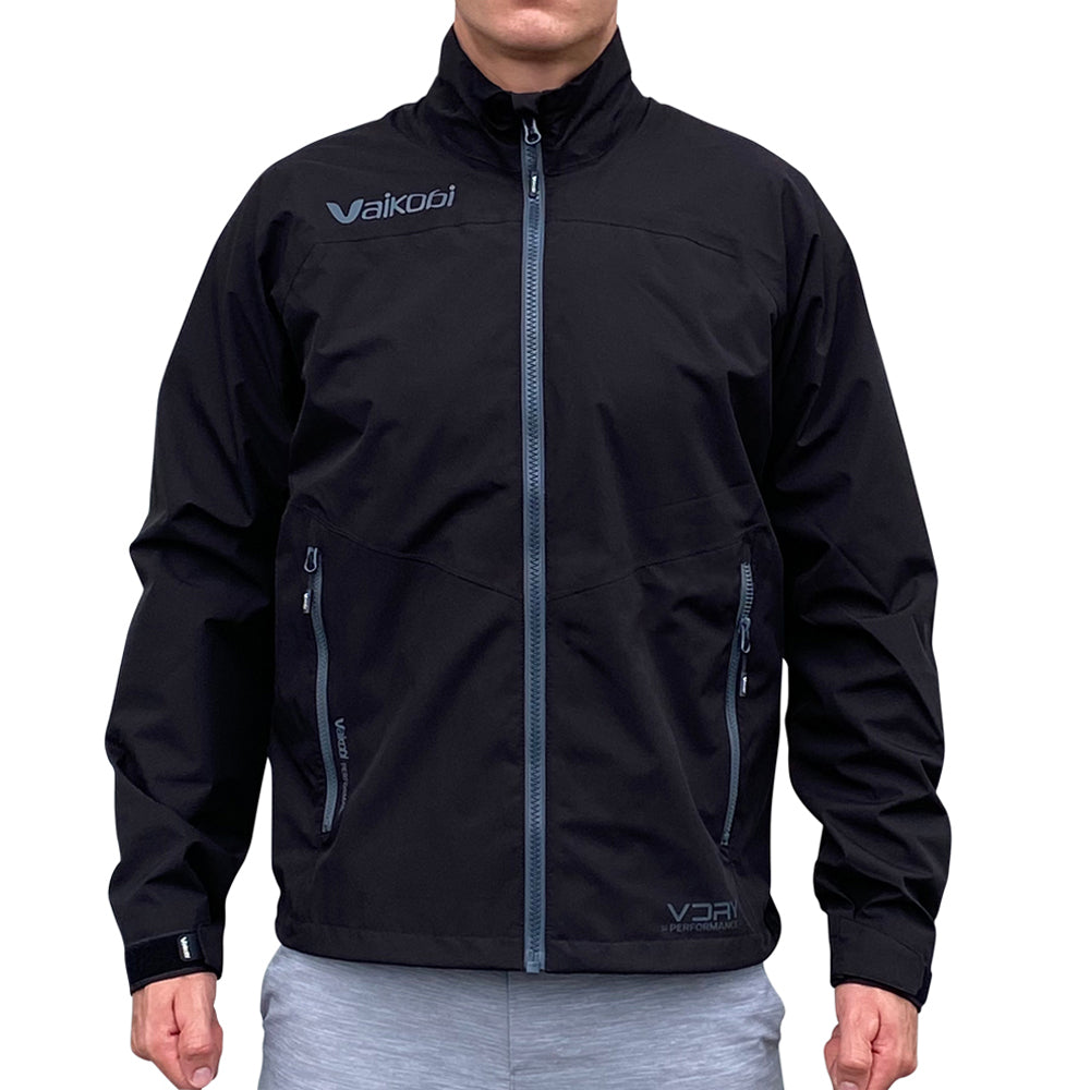 Vaikobi V Dry Performance Paddle Jacket black - front, male model