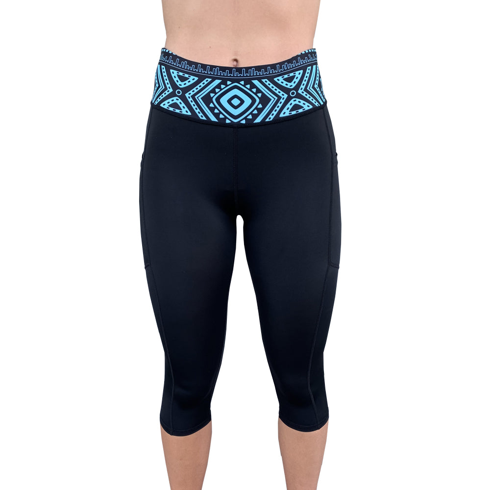Vaikobi Activ Uv Womens 3/4 Leggings Vorderansicht