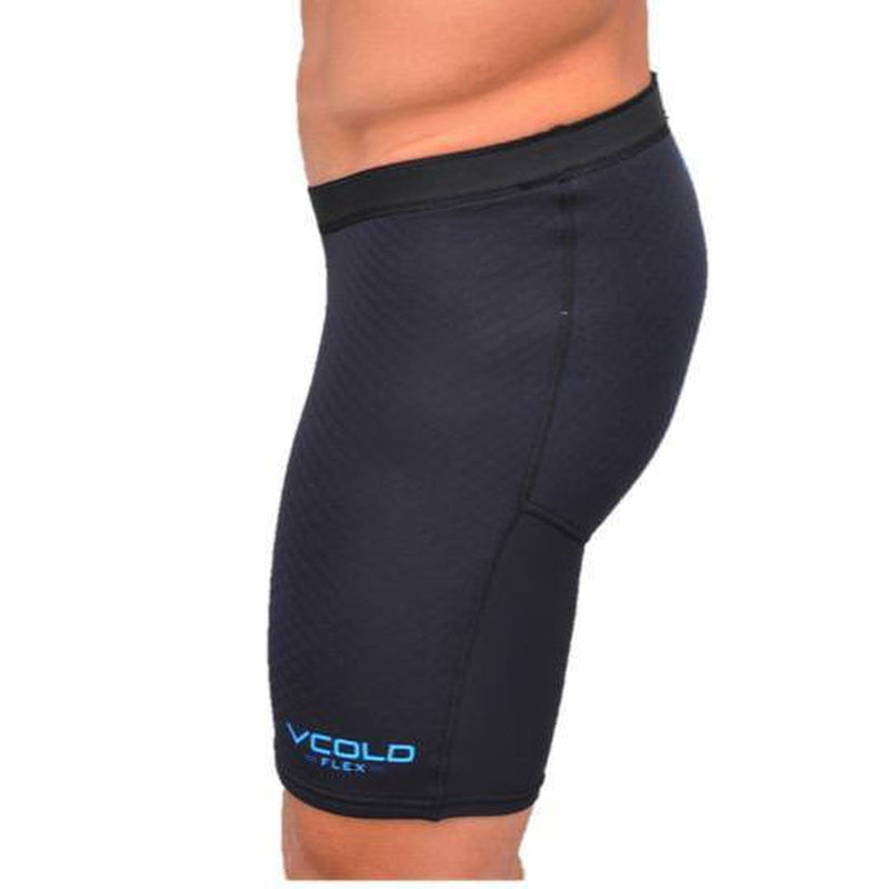 Vaikobi V Cold Flex Paddle Shorts schwarz-cyan vorne